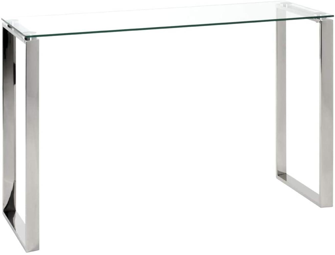 Konsolentisch aus Glas/ Metall, ca. 120x40cm Bild 1