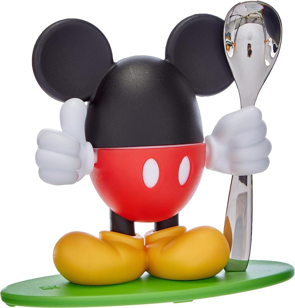 WMF Eierbecher Mickey Mouse mit Löffel Bild 1
