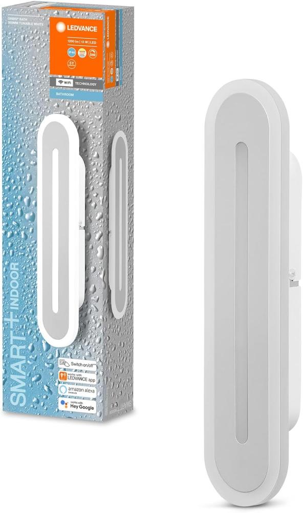 LEDVANCE SMART+ Wall Orbis Bath 30x3. 8xm 1200lm 13W TW hvid Bild 1