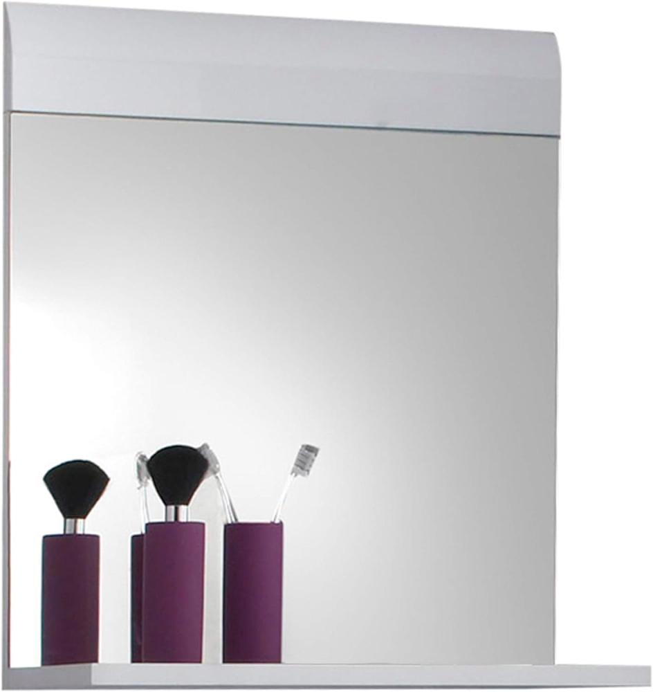 trendteam 'Skin Gloss' smart living Badspiegel mit Ablage, weiß Hochglanz, 60 x 55 x 10 cm Bild 1