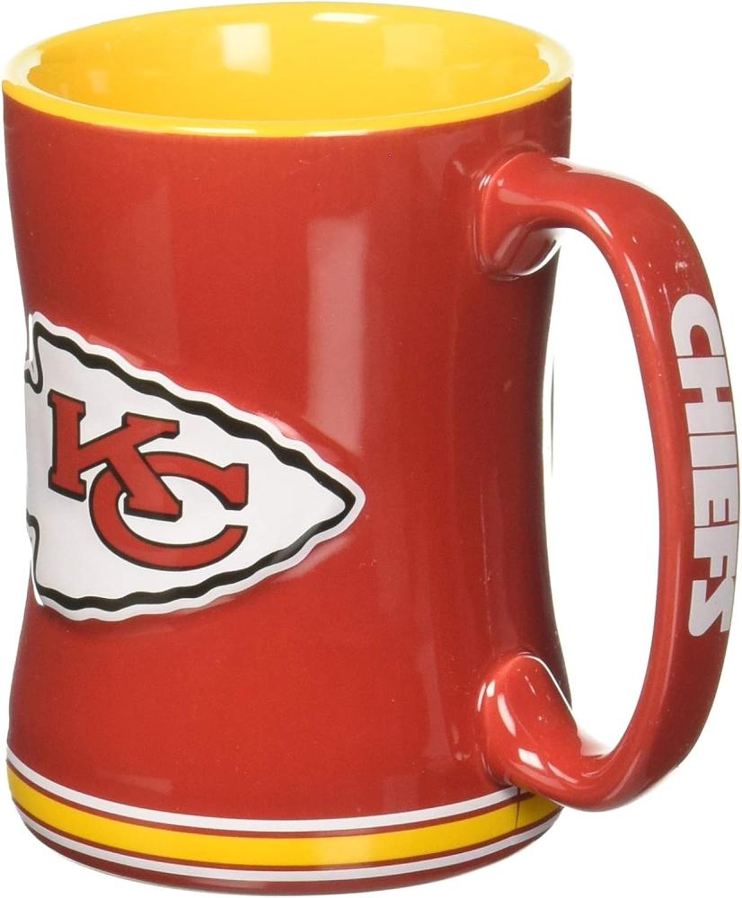Boelter Brands NFL Kaffeetasse, geformt, ca. 400 ml, Kansas City Chiefs Bild 1