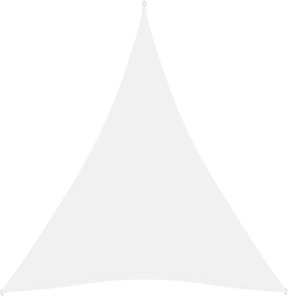 Sonnensegel Oxford-Gewebe Dreieckig 4x5x5 m Weiß Bild 1