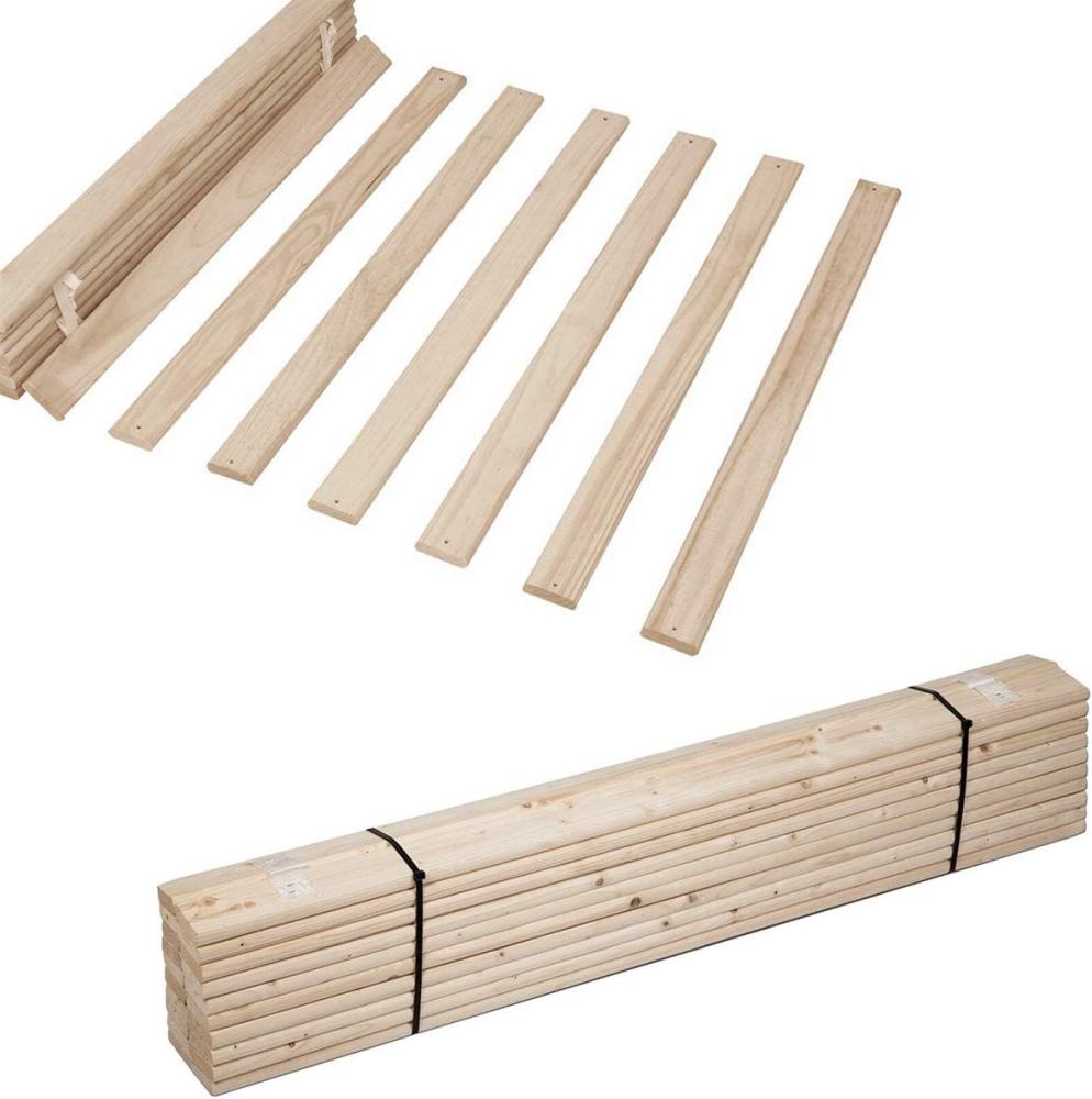 Helo Rolllattenrost Lattenrost Rollrost Holzlatten Bettrost Latten 11 Latten 70 x 200 cm (Basic A0) Bild 1