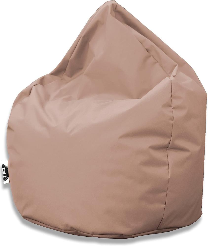 PATCH HOME Patchhome Sitzsack Tropfenform - Beige für In & Outdoor XXL 420 Liter - mit Styropor Füllung in 25 versch. Farben und 3 Größen Bild 1