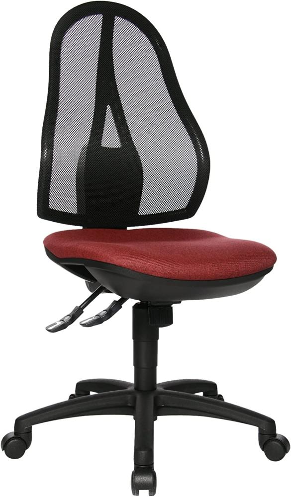 Topstar OP200G27 Open Point SY, Bürostuhl, Schreibtischstuhl, ergonomisch, Bezug bordeaux rot Bild 1
