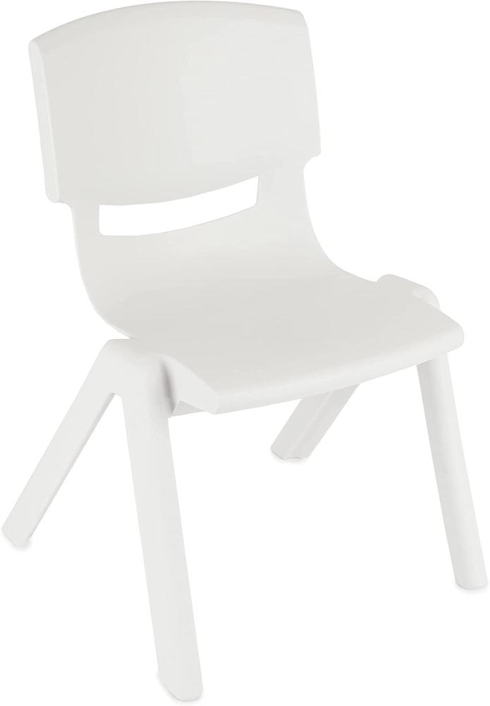 Kinderstuhl, aus recycelbarem Polypropylen, in weiß, von Bieco Bild 1