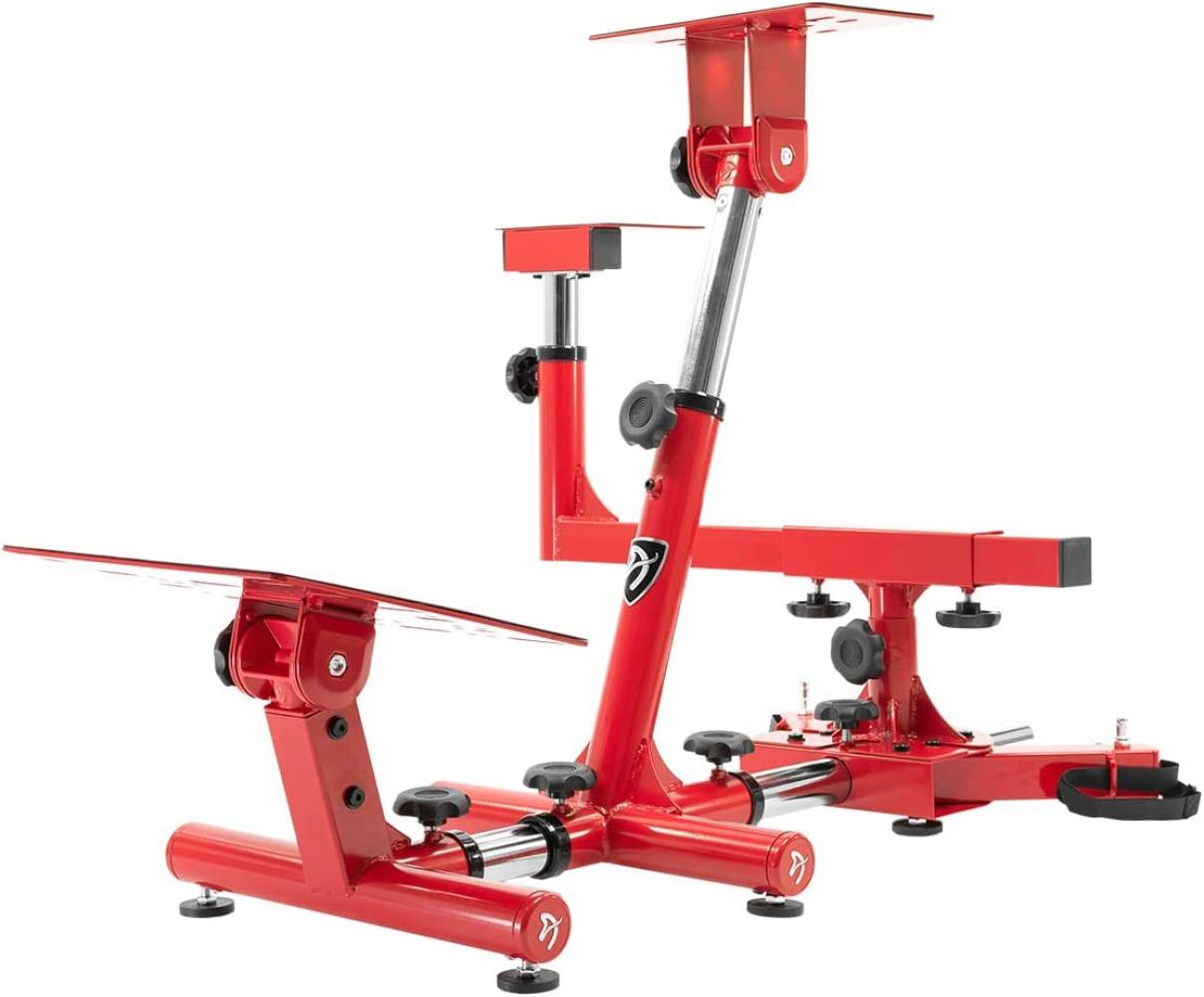 Arozzi Velocitŕ - gaming chair wheel/pedals stand - metal - red Gaming Stuhl Rad / Pedale stehen - Metall - Bild 1