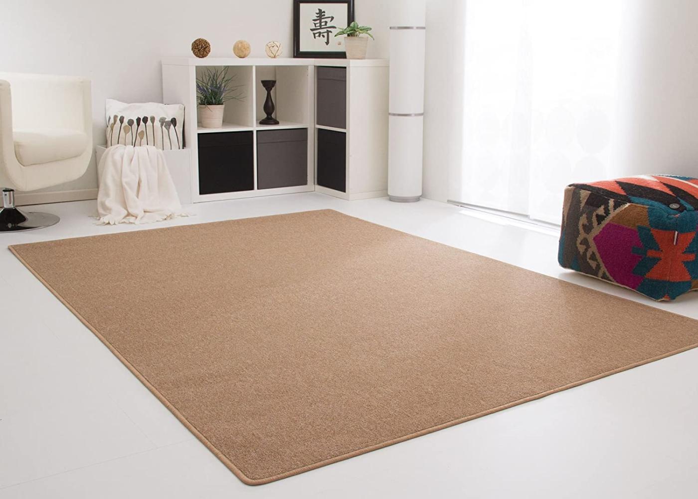 Designerteppich Meddon, Farbe: beige, Größe: 200x200 cm Bild 1