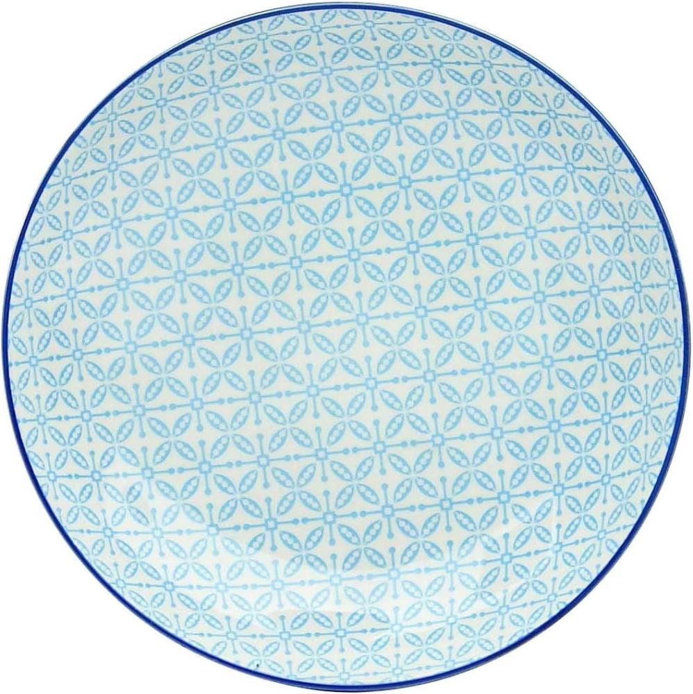 CREATable Teller tief -Suppenteller Ø 21 cm MEDITERRAN Petroltürkis Muster 1 Bild 1