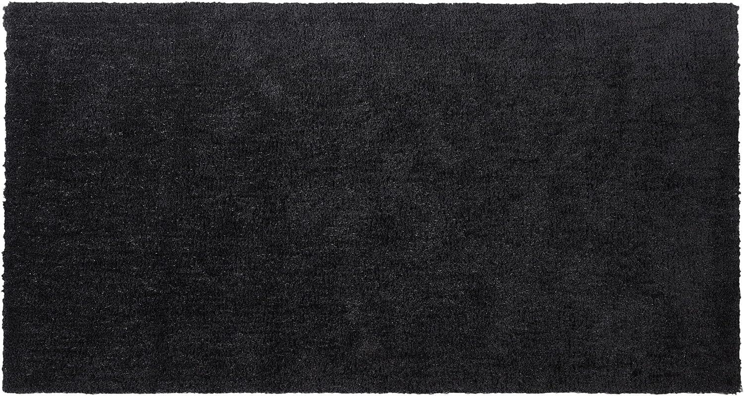 Teppich schwarz 80 x 150 cm Shaggy DEMRE Bild 1