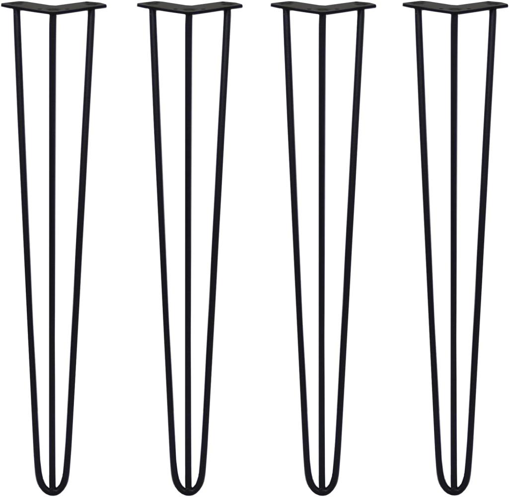 4 x Tischbeine Hairpin Legs 71cm -Schwarz Bild 1