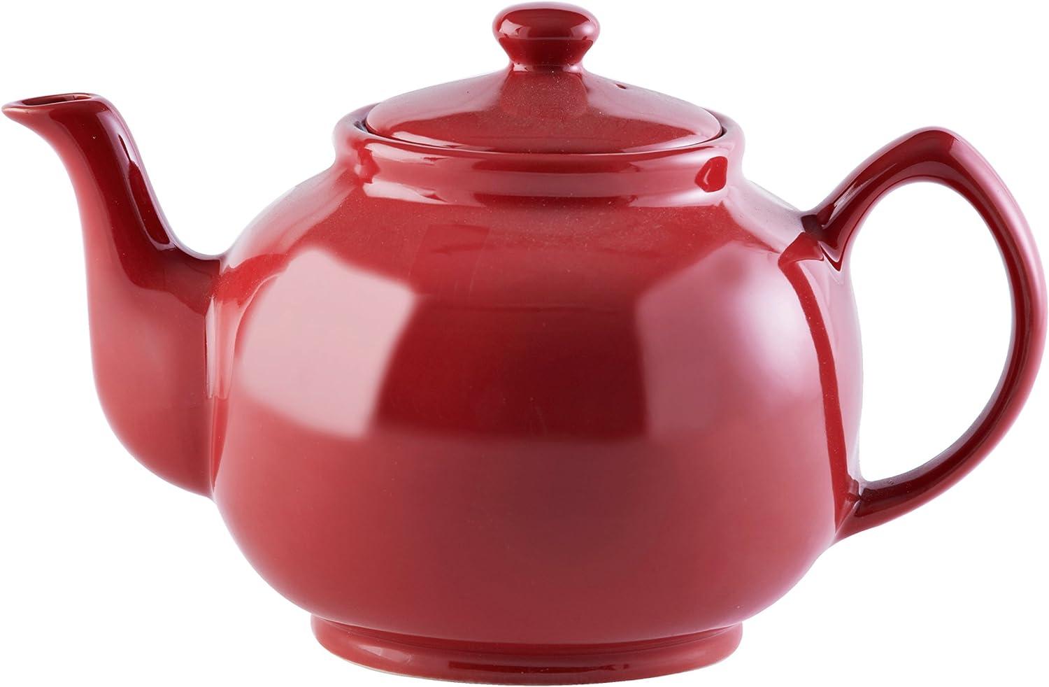 Price & Kensington - Teekanne für 2, 6 oder 10 Tassen, rot glänzend: 1500 ml Bild 1