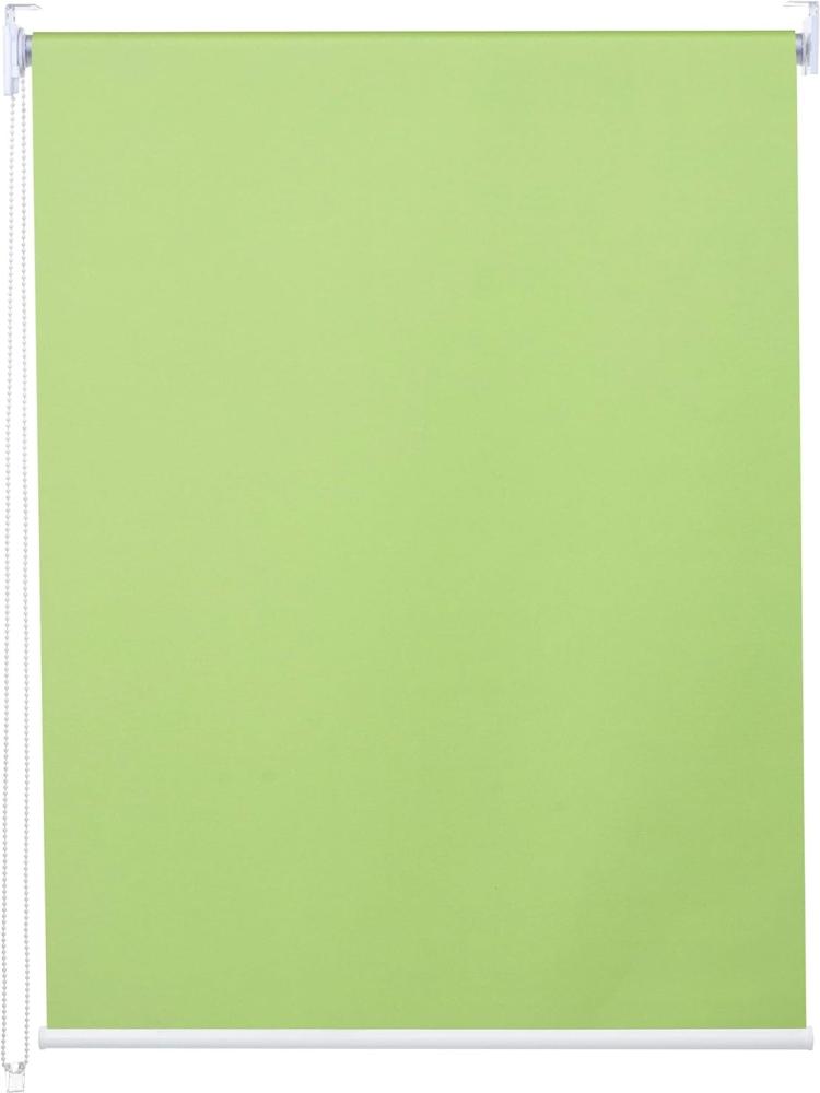 Rollo HWC-D52, Fensterrollo Seitenzugrollo Jalousie, 50x160cm Sonnenschutz Verdunkelung blickdicht ~ hellgrün Bild 1