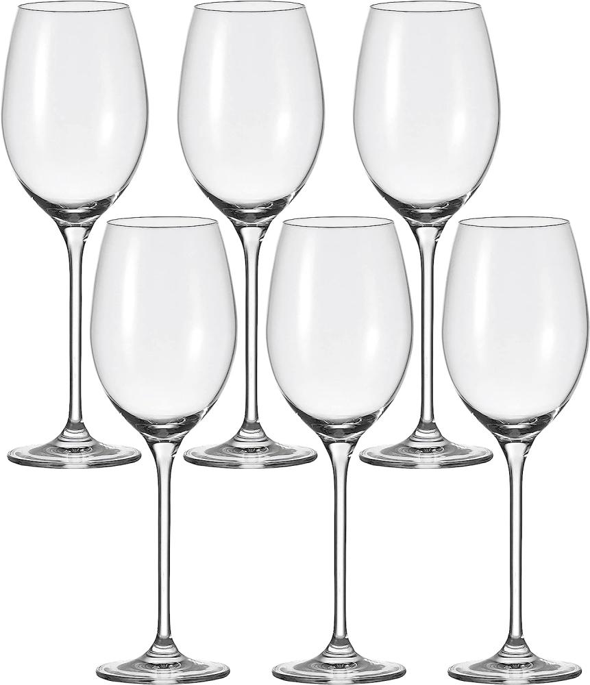 Leonardo Cheers Weißweinglas 6er Set, Weinglas, Weißwein Glas, Wein, Wasserglas, 400 ml, 81431 Bild 1