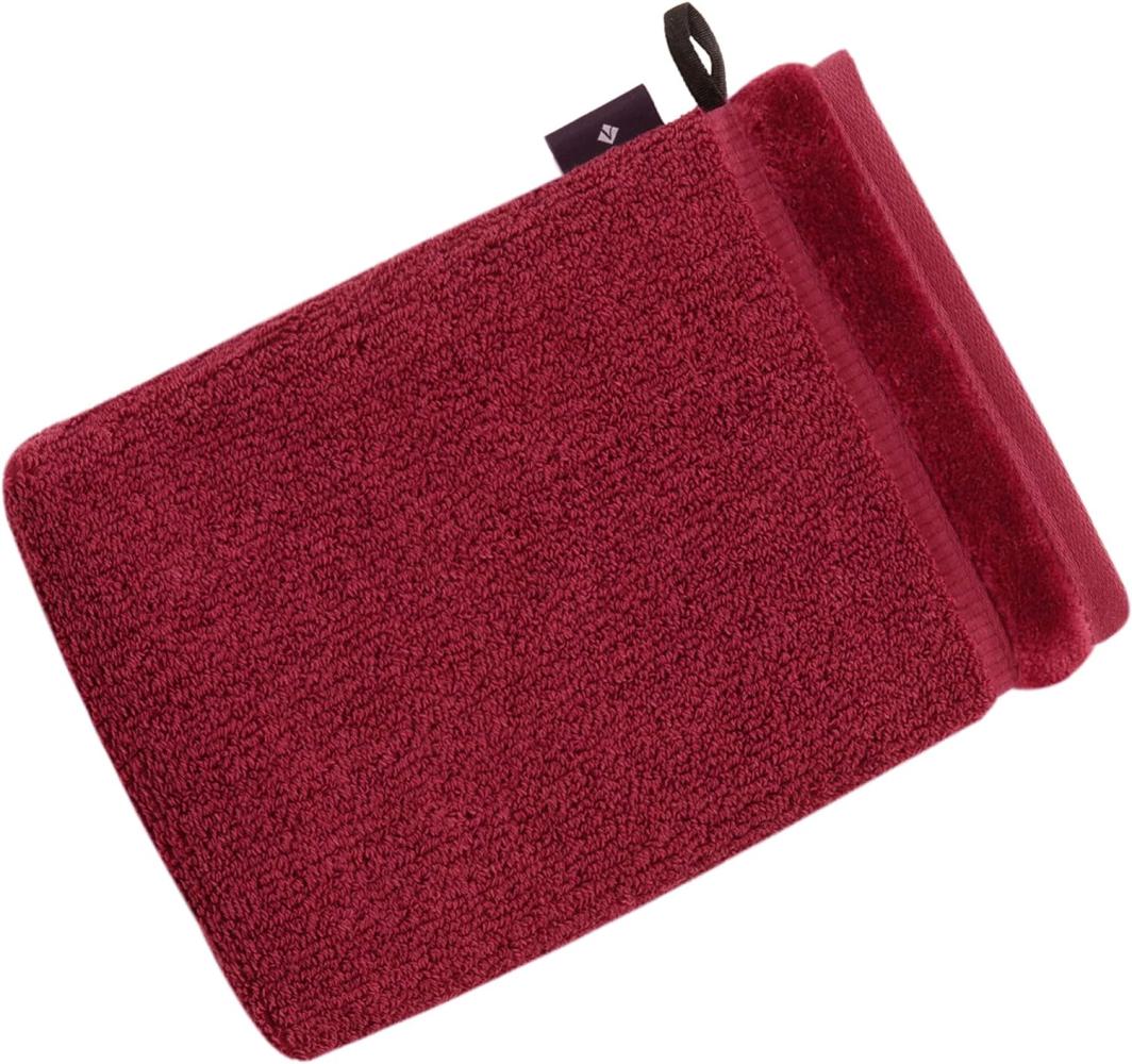 Vossen Baumwolle Handtücher Pure | Waschhandschuh 16x22 cm | red-rock Bild 1