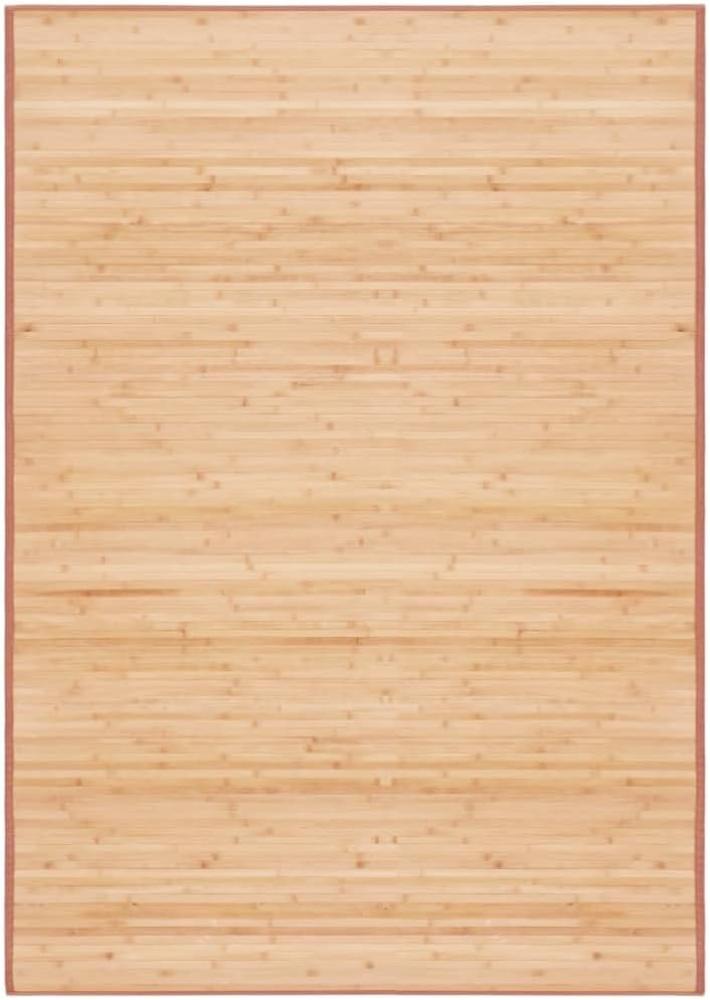 Teppich Bambus 120×180 cm Braun Bild 1