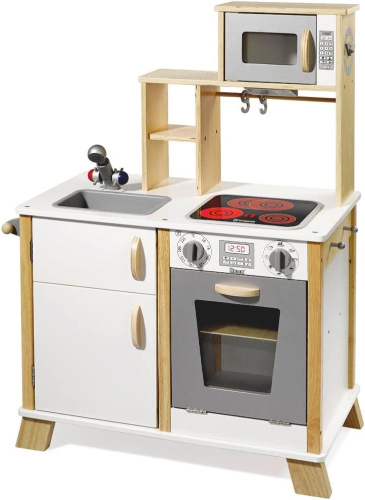 Howa Spielküche / Kinderküche Chefkoch aus Holz mit LED-Kochfeld 4820 Bild 1