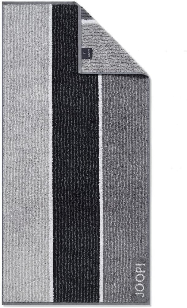 JOOP Frottier Handtücher Signature Lines | Duschtuch 80x150 cm | schwarz Bild 1