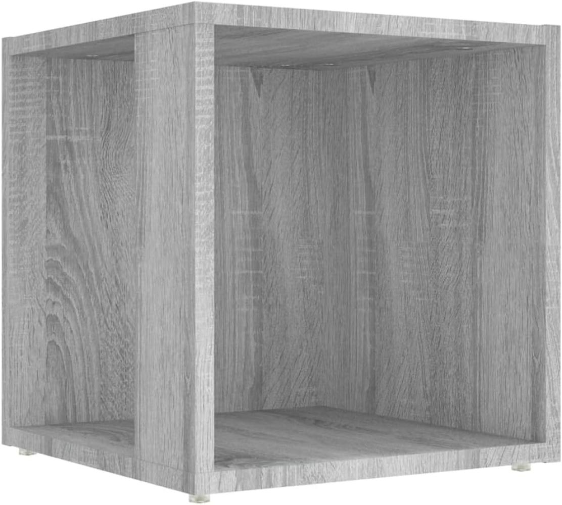Beistelltisch Grau Sonoma 33x33x34,5 cm Holzwerkstoff Bild 1
