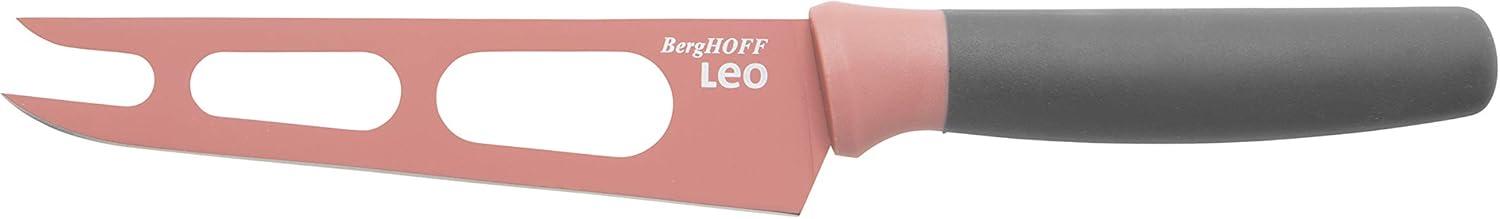 BergHOFF Leo Käsemesser mit Hülle, Käseschneider, Küchenmesser, Messer, Stahl, PP, Pink, 3950108 Bild 1