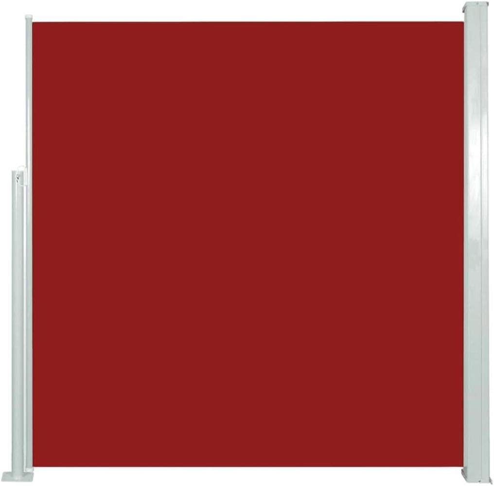 Ausziehbare Seitenmarkise 140x300 cm Rot Bild 1