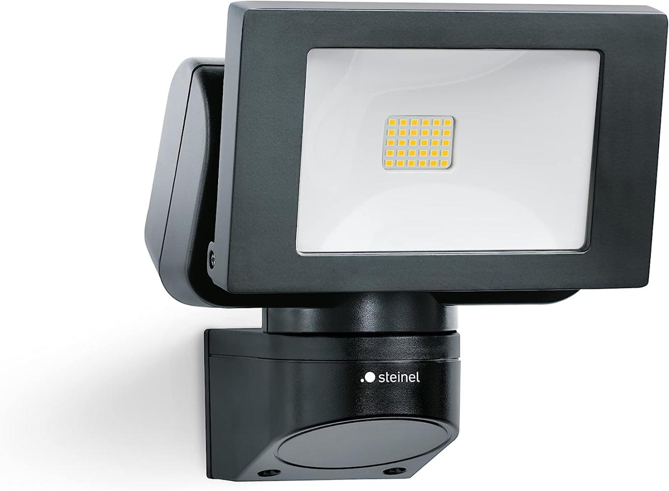 Steinel LED-Außenstrahler LS 150 schwarz, schwenkbar, 14,7 W, 1375lm, neutralweiß 4000 K, IP44 Bild 1