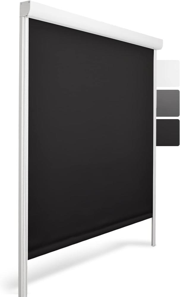 Sol Royal PVC Kassettenrollo SolReflect K24 Schwarz, 175x120x4.2 cm Bild 1