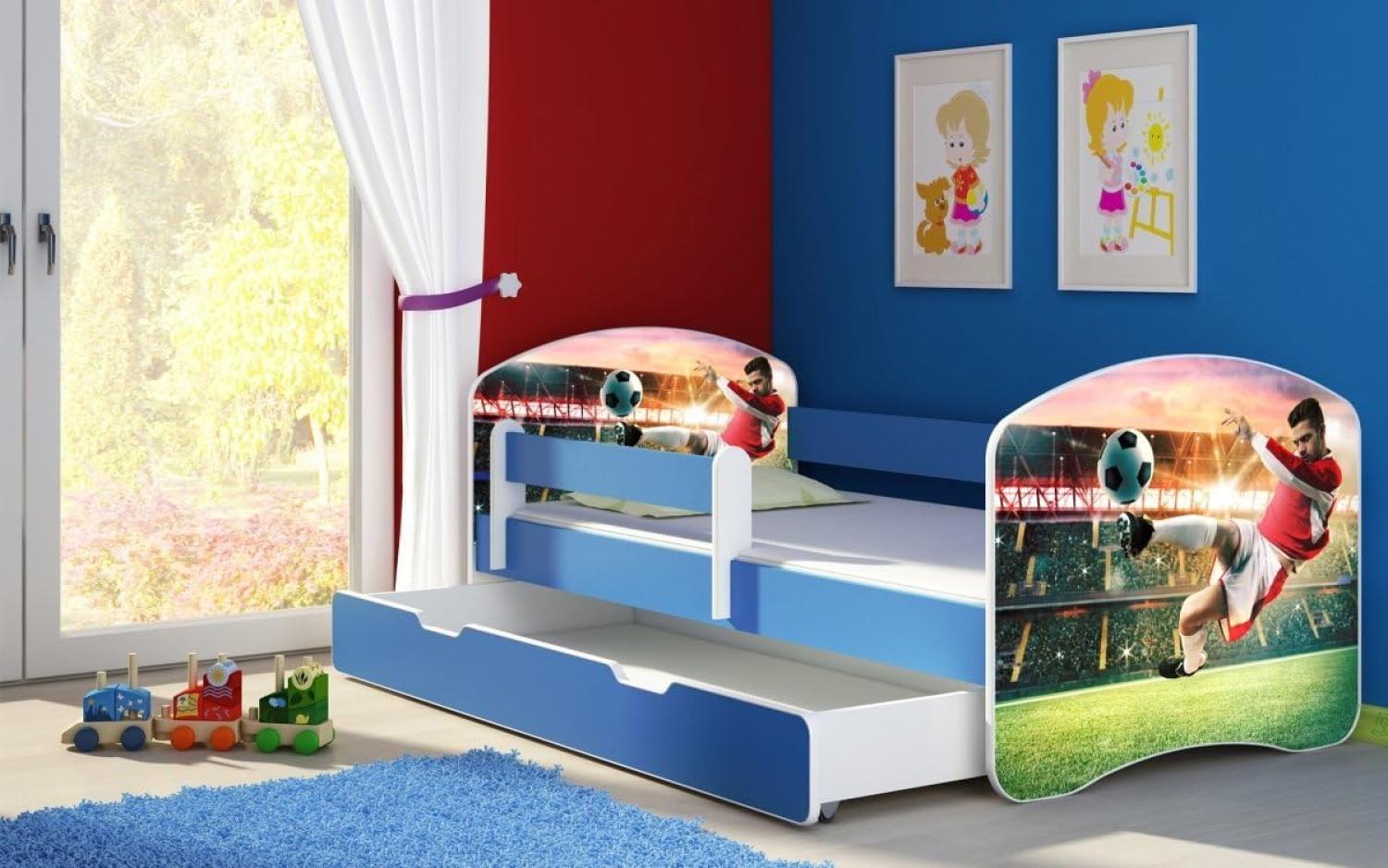 Kinderbett Dream mit verschiedenen Motiven 160x80 Football Bild 1