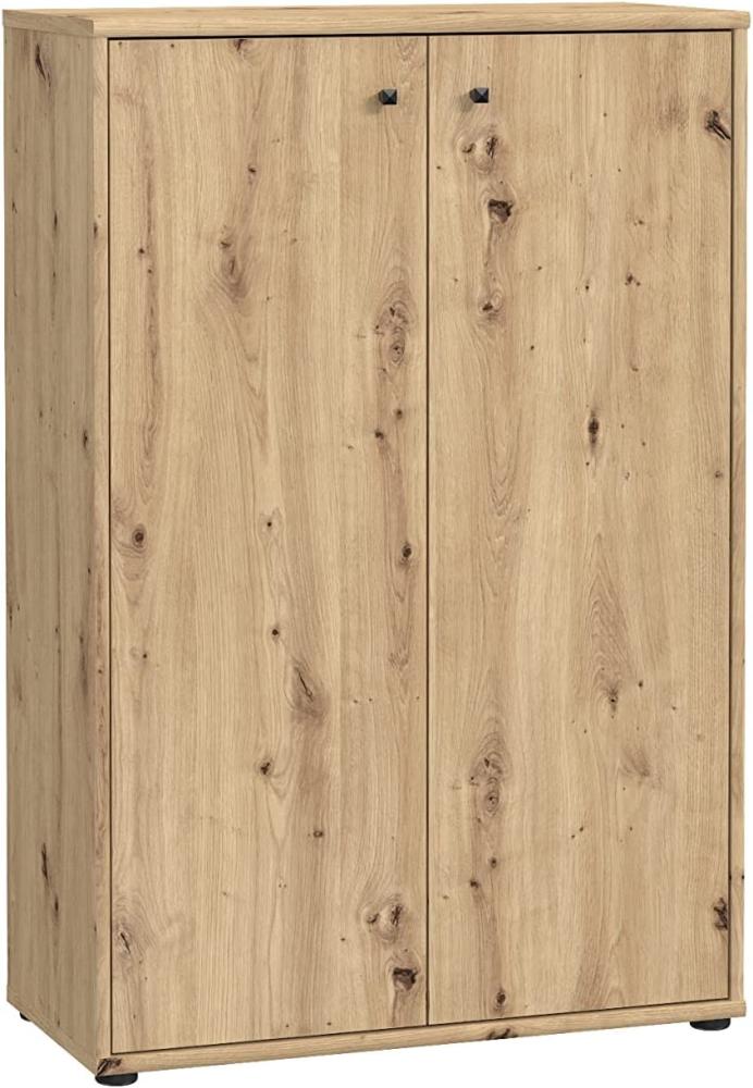 FORTE TEMPRA 2 Kommode mit 2 Türen, Holzwerkstoff, Artisan Eiche Dekor, (B x H x T) 73,7 x 111,1 x 34,8 cm Bild 1