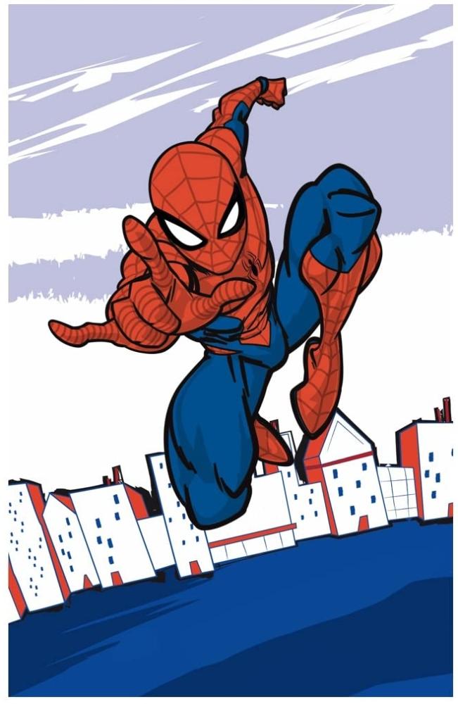 Carbotex Spiderman Kinderhandtuch Kindergartenhandtuch 30x50 cm Bild 1