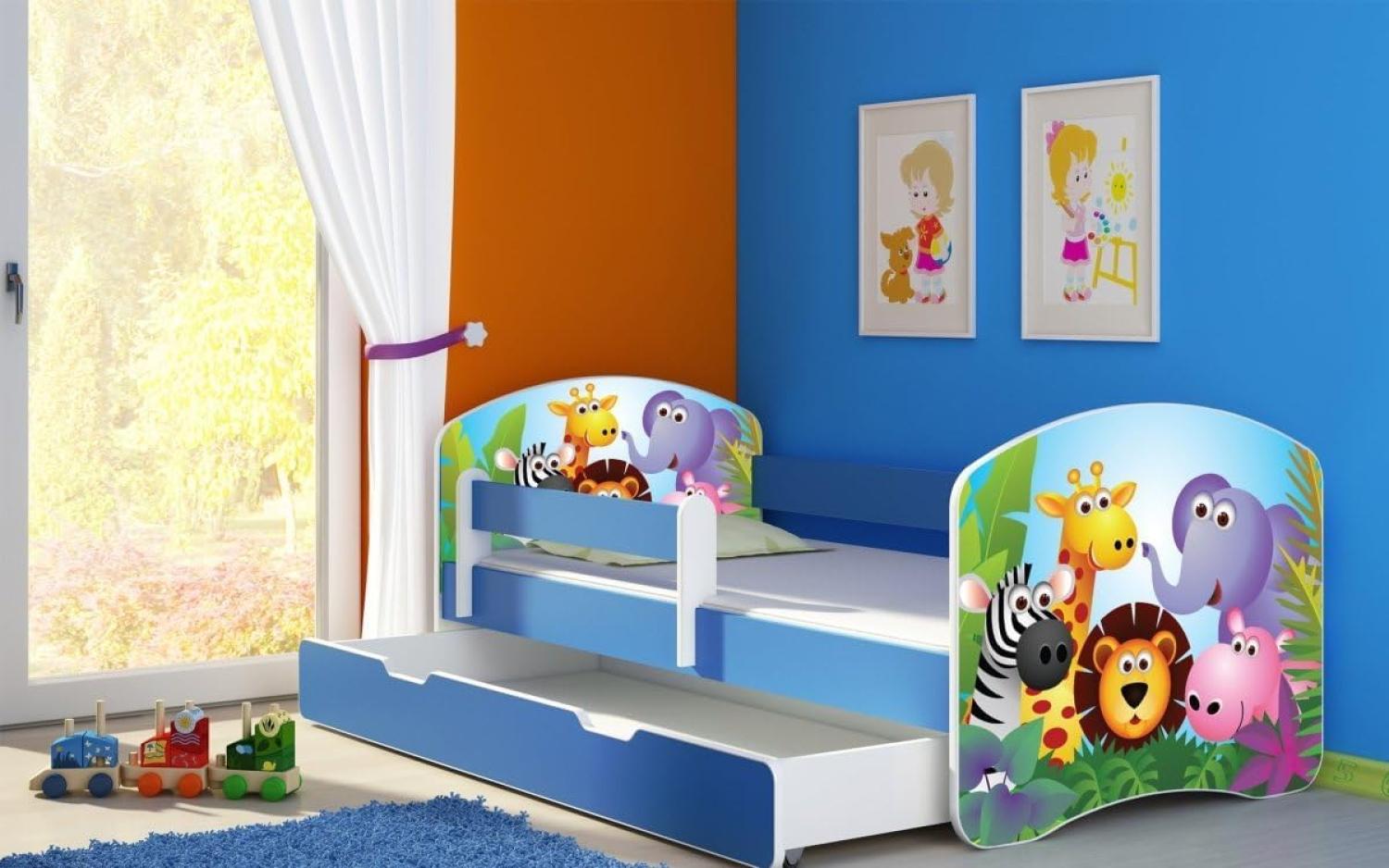 Kinderbett Dream mit verschiedenen Motiven 160x80 Zoo Bild 1