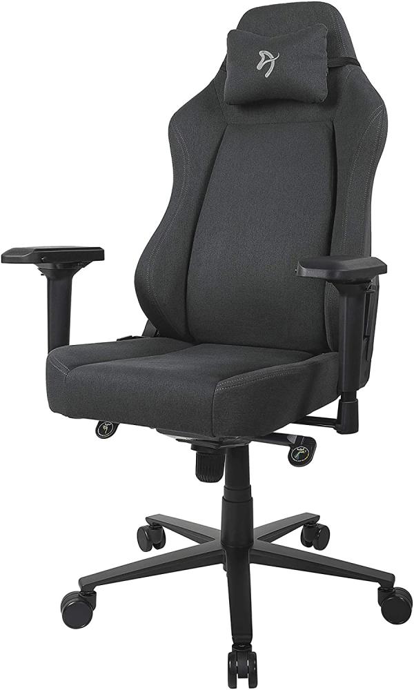 Arozzi Primo - Gamingstuhl, Büro Stuhl - Aluminium - Bis zu 140 kg, schwarz/grau Bild 1