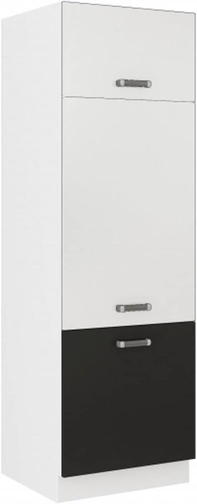 Küchen Gerätehochschrank 60 cm für das Modell „Omega 240 Schwarz + Weiss“ Bild 1