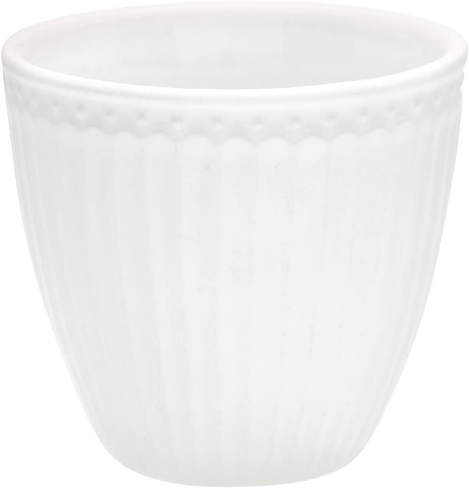 Greengate Alice Latte Cup white 9 cm Bild 1