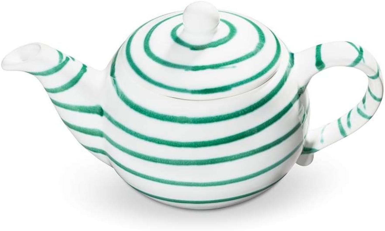 Gmundner Keramik Grüngeflammt, Teekanne 0,5 Liter Bild 1
