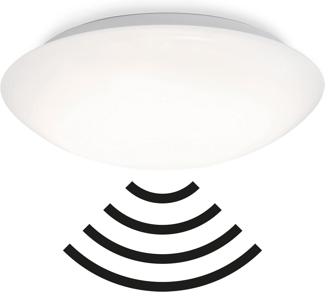 Briloner Leuchten – LED Deckenlampe mit Bewegungsmelder, Deckenleuchte mit Tageslichtsensor (optional einstellbar), 22W, 2200 Lumen, Ø38 cm, Weiß Bild 1