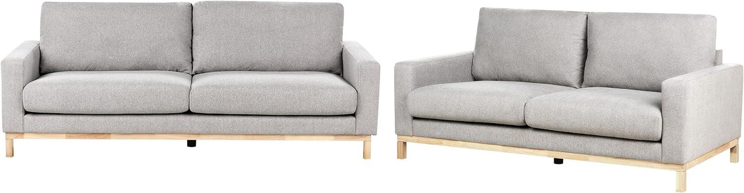 5-Sitzer Sofa Set grau hellbraun SIGGARD Bild 1
