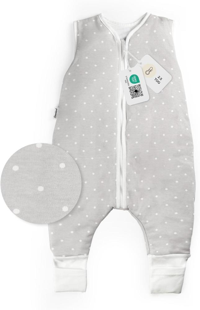 Ehrenkind Babyschlafsack Schlafsack mit Füßen 2.5 TOG, Bio-Baumwolle, Ganzjahr (Standard by OEKO-TEX, 100% Bio-Baumwolle, Ganzjahresschlafsack mit Beinen, 2.5 TOG), Baby Schlafsack, Schlafsack Baby Bild 1