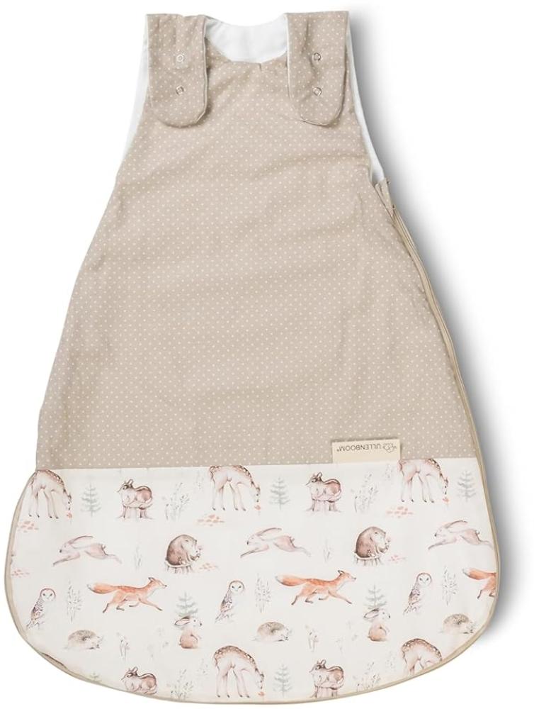 ULLENBOOM Schlafsack Baby 0-3 Monate, 56/62, OEKO-TEX Materialien, Waldfreunde (Made in EU), 2,5 TOG - Baby Schlafsack Neugeborene - Ganzjährig für Frühling, Herbst und Winter Bild 1