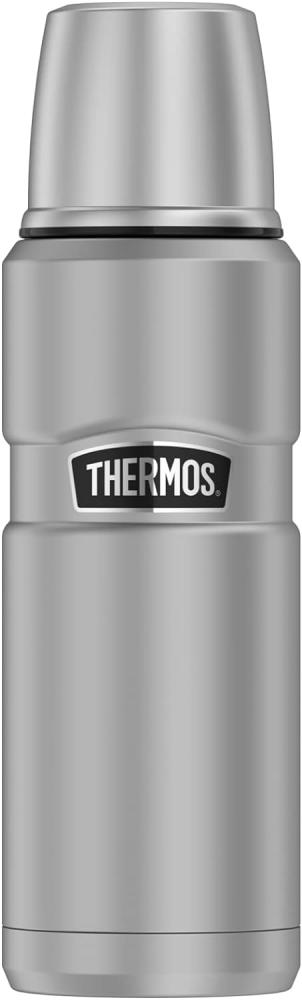 Thermos 4003. 205. 047 Isolierflasche Stainless King, 0,47 L, Edelstahl mattiert Bild 1
