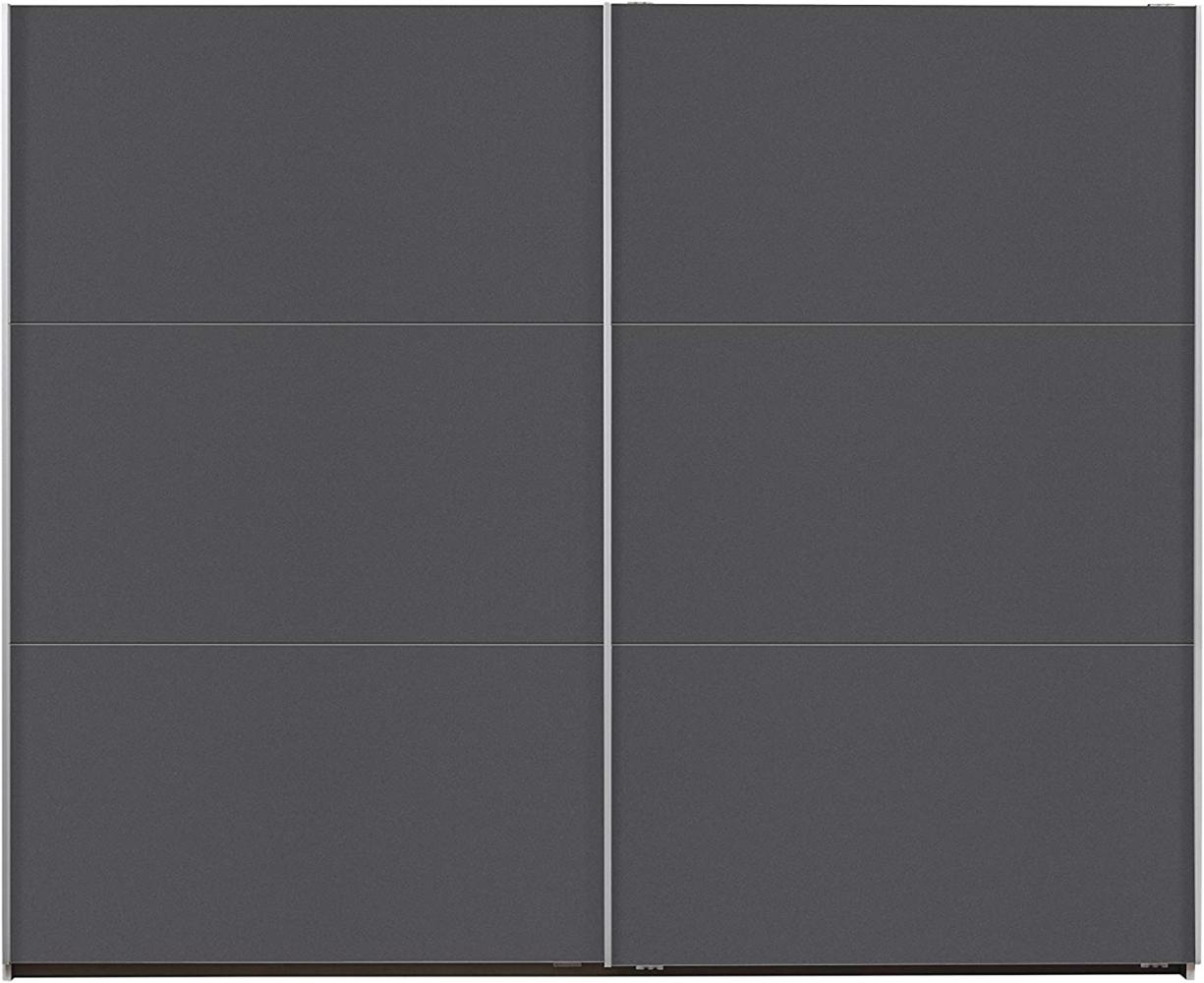 Rauch Möbel Santiago Schwebetürenschrank, Holz, grau-metallic, BxHxT: 261x210x59 cm Bild 1