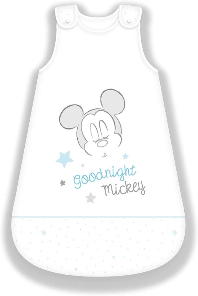 Herding Disney's Mickey Mouse Baby Schlafsack Goodnight Mickey Baumwolle weiß 70cm Bild 1