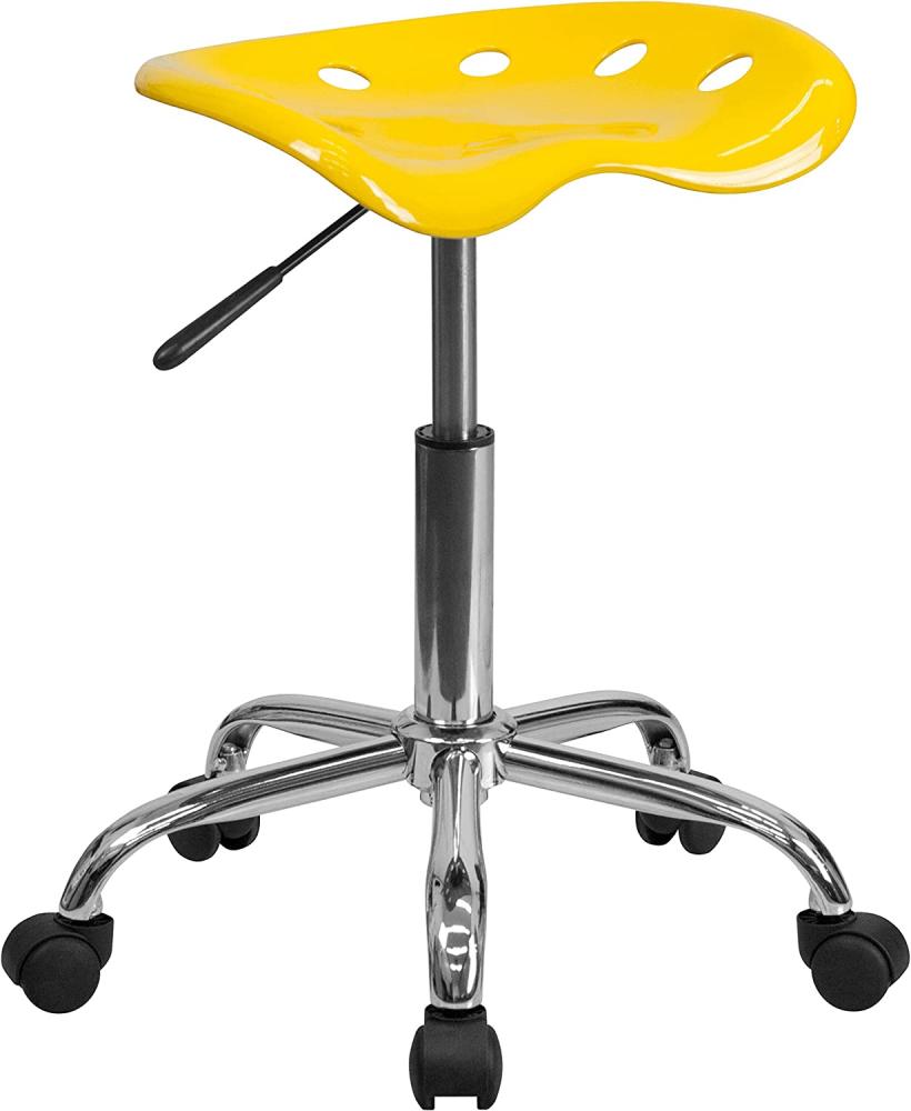 Flash Furniture Bürostuhl, Plastik, Orange-Yellow, 38. 1 x 43. 18 x 65. 41 cm Bild 1