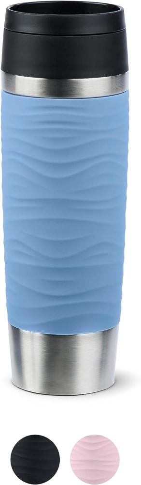 EMSA TRAVEL MUG Waves 0,5 L Pastellblau Bild 1