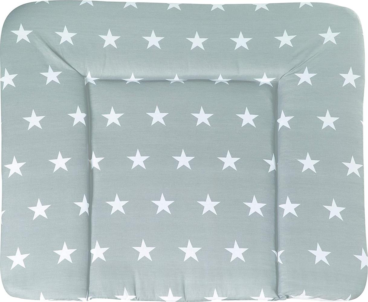 Roba 'Little Stars' Wickelauflage 75 x 85 cm grau/weiß Bild 1