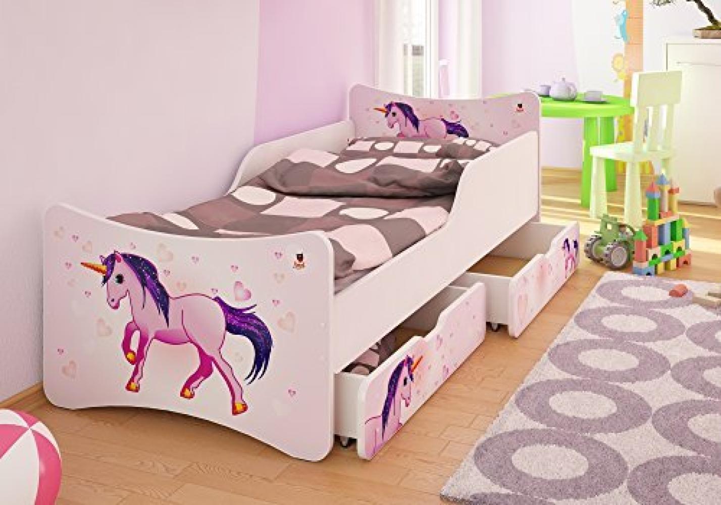 Best For Kids 'Kinderbett mit Schaummatratze', 90x180 cm, pink Bild 1
