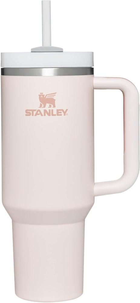 Stanley Quencher H2. 0 FlowState Trinkflasche mit Strohhalm 1. 2L - Thermobecher Kühlt 11 Stunden - 48 Stunden Eisgekühlt - Spülmaschinenfest - Thermosflasche BPA Frei - Kaffeebecher To Go - Rose Bild 1