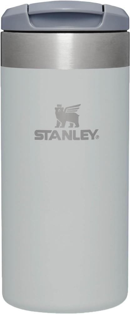Stanley Aerolight Transit Thermobecher 0. 35L - Hält 4 Stunden Heiß - Spülmaschinenfest - Auslaufsicher- Kompatibel mit gängigen PKW-Getränkehalterungen - Fog Metallic Bild 1