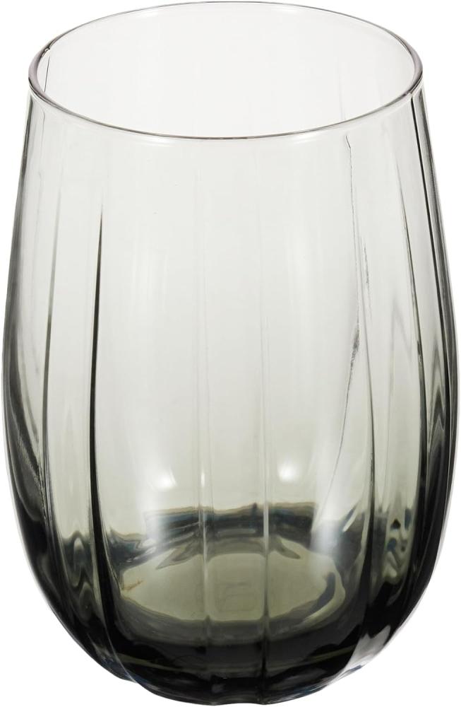 Pasabahce Linka 420405 3er Set Dunkle Gläser Wasserglas kurz Wassergläser 380ml Grau Bild 1
