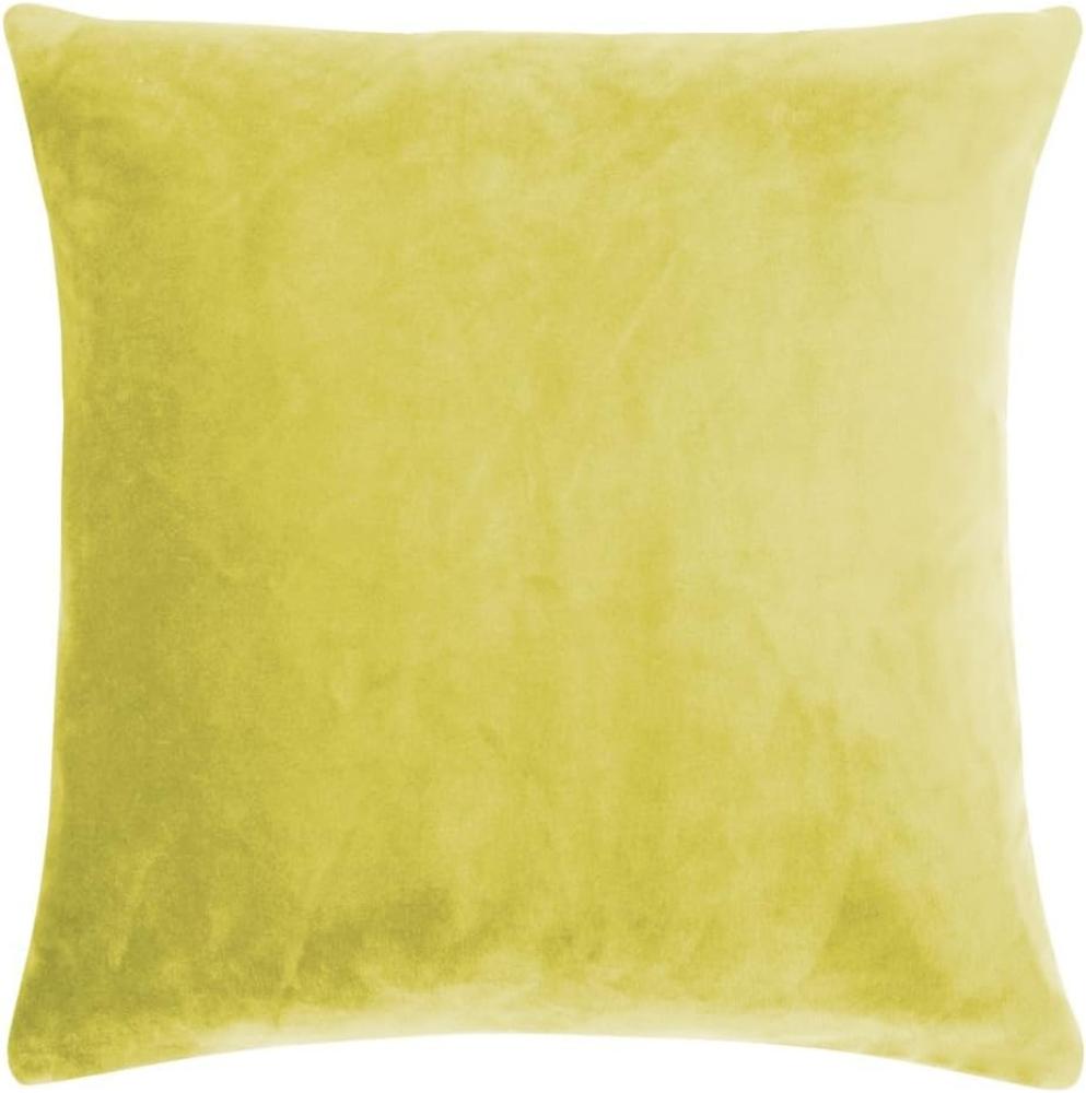 PAD Kissenhülle Samt Smooth Mustard (40x40cm) 10424-E55-4040 Bild 1